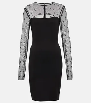 4G mesh minidress