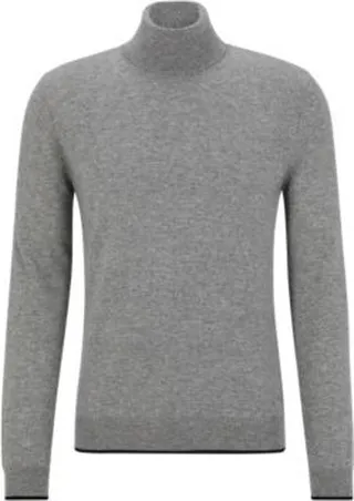 Regular-fit sweater in Italian cashmere