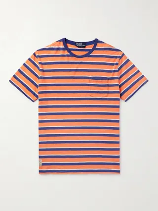 Striped Cotton-Jersey T-Shirt
