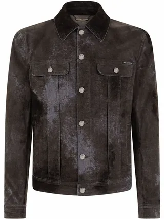 Acid-Wash Denim Jacket