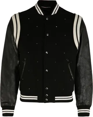 Valentino Jersey Bomber Jacket
