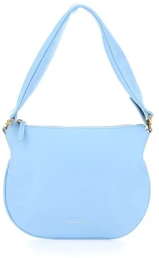 Mansur Gavriel Swing Logo Embossed Mini Shoulder Bag