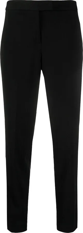 Cropped Slim-Cut Trousers