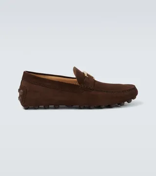 T Timeless suede loafers