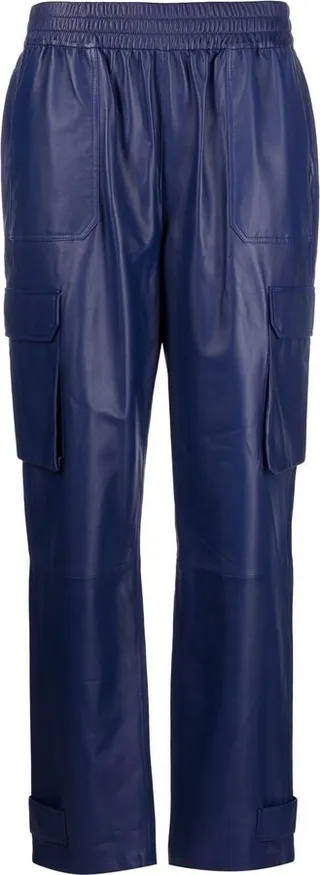 Leather Cargo Trousers