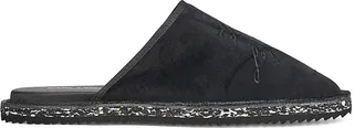 Embroidered Velvet Slippers