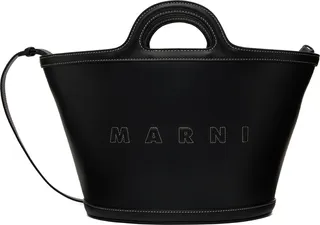 Marni Black Small Tropicalia Tote