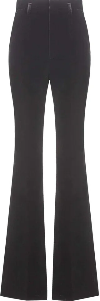 High Waist Velvet Trousers