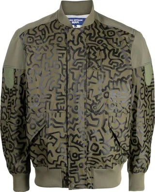 x Keith Haring graphic-print bomber jacket