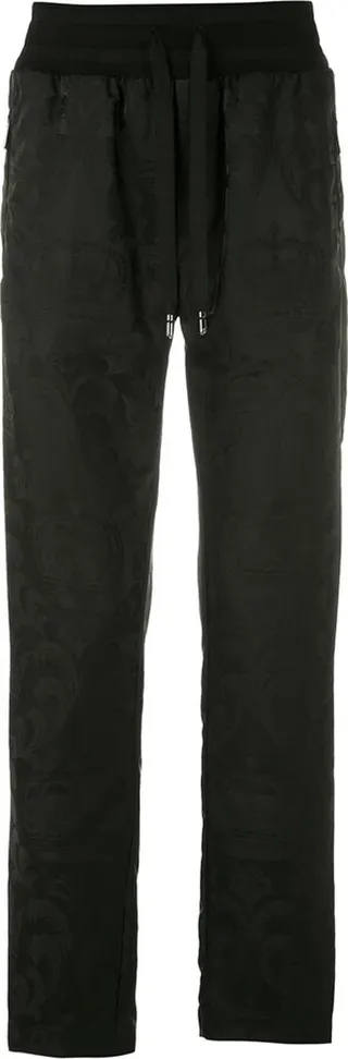 Floral Jacquard Track Pants