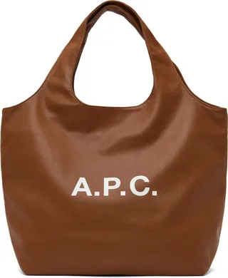 A.P.C. Brown Ninon Tote