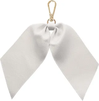 Johnny Loves Rosie - Grey Harper Ribbon Keyring