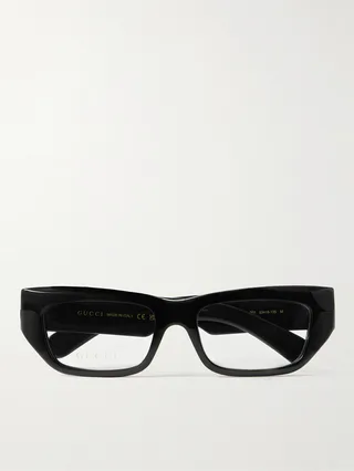 Rectangular-Frame Acetate Optical Glasses