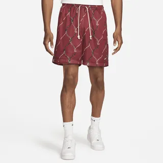 Nike Men's Dri-FIT Standard Issue Reversible 6" Basketball Shorts in Red