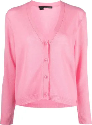 V-neck cashmere cardigan
