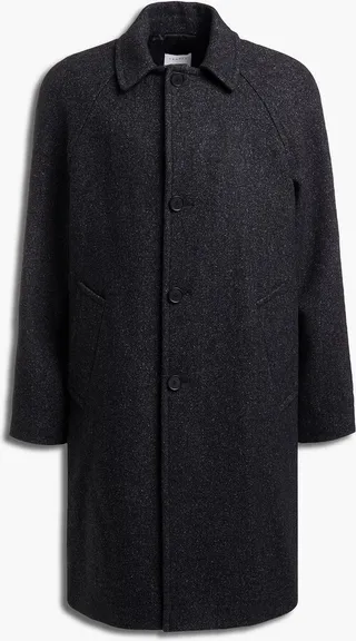 Wool-blend overcoat