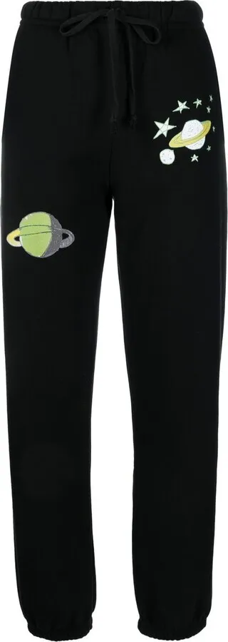 Space Motif Track Pants