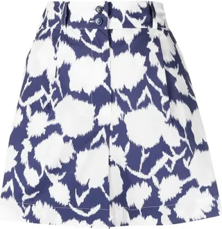 Graphic-Print Cotton Shorts