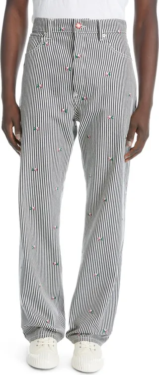 Stripe Suisen Relaxed Fit Jeans