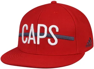 Men's Red Washington Capitals Culture Middle Bar Flex Hat