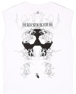 Acronym S25-PR-B Cotton Tank in White