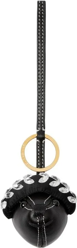 Burberry Leather And Crystal Thomas Bear Charm