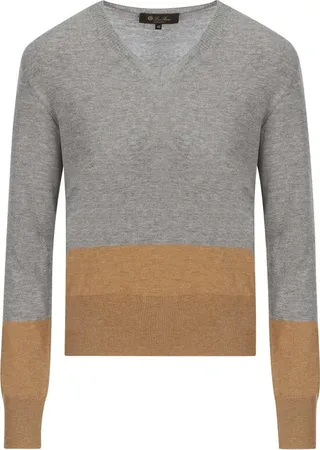 Loro Piana V-Neck Knit Jumper