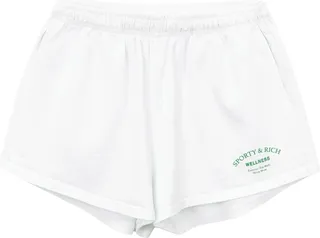 Logo-Print Cotton Shorts