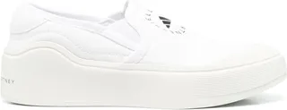Logo-Print Slip-On Sneakers