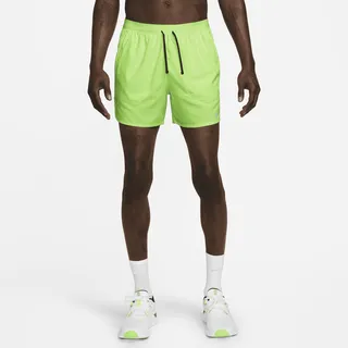 Nike Men's Stride Dri-FIT 5" Brief-Lined Running Shorts in Green
