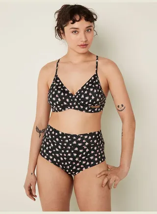 High Waist Full Coverage Bikini Bottom