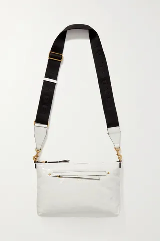 Isabel Marant - Nessah Crinkled Glossed-leather Shoulder Bag - White
