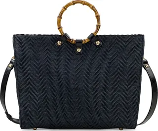 Patricia Nash Zanconia Woven Raffia Cusco Large Tote