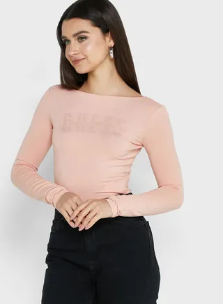 Boat Neck Logo Body