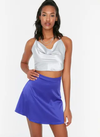 High Waist Mini Skirt