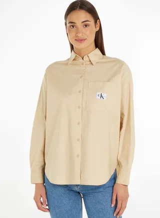 Button Down Detail Relaxed Shirt
