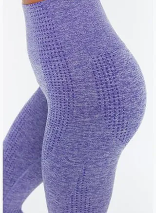 Lilac Seamless/Seamless Full Length Sports Tights TWOSS21TY0024.