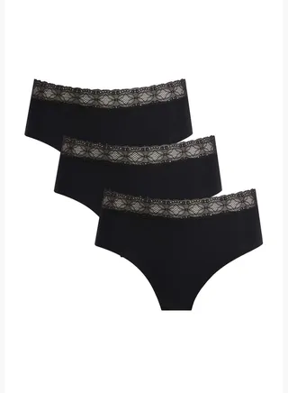 Woman 3-Pack Hipster Thong Set