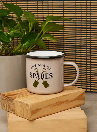 Enamel Mug - Ace Of Sapces 17 Fl.Oz/500 Ml