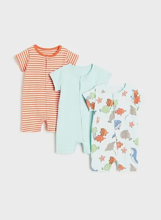 Infant 3 Pack Assorted Onesies