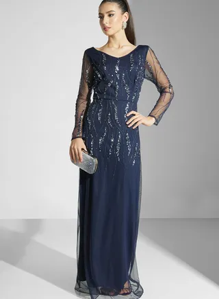 Embellished Maxi Dress