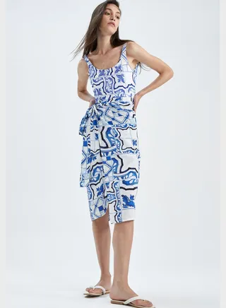 Tie Detail Beachwear Dress
