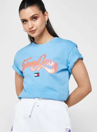 Crew Neck Graphic T-Shirts