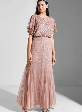Julia Embellished Twofer Dress