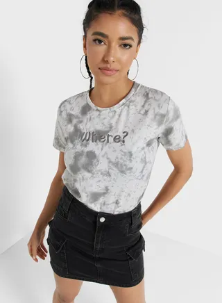 Graphic Cropped T-Shirt