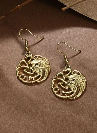 Gold Plated Designer Stud