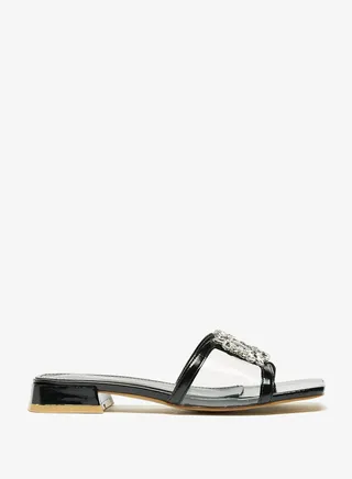 Open Toe Mid Heel Sandals