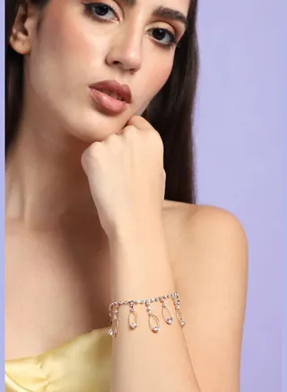 Gold Plated Party Designer Bracelet For Women