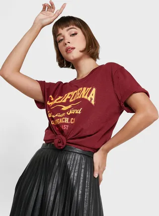 Graphic Melange T-Shirt