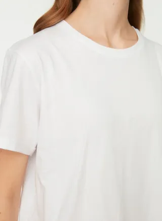 Crew Neck Tunic T-Shirt